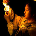 Outdoor portable camping light USB charging waterproof emergency. 