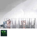 Nasir Diamond Cut Glass Set (N50T) – 6 Pcs Bar Tumblers for Water, Juice, Beer & Cocktails. 