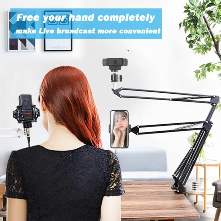 YIYANT%20Overhead%20Tripod%20Mount%20Articulating%20Arm,Cell%20Phone%20Holder,%20%20Arm%20Stand%20Accessory%20for%20Video%20Recording%20Live%20-%20Image%205