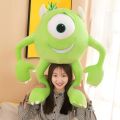 30-60cm Disney Monsters University Mike Wazowski Mr.q Plus Toys Soft Stuffed Cartoon Doll Throw Pillow Room Decorate Kids Gift. 