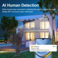 Outdoor 4K 8MP 180° Wide View Angle Wifi Camera Dual Lens Waterproof Panoramic IP Human Detection Home Security CCTV Camera. 