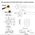 10pcs/lot IPEX4 Cable IPEX4 MHF4 to RP-SMA/SMA WIFI Al ntenna RF Cable RF1.13 Pigtail Extension Cable Assembly.