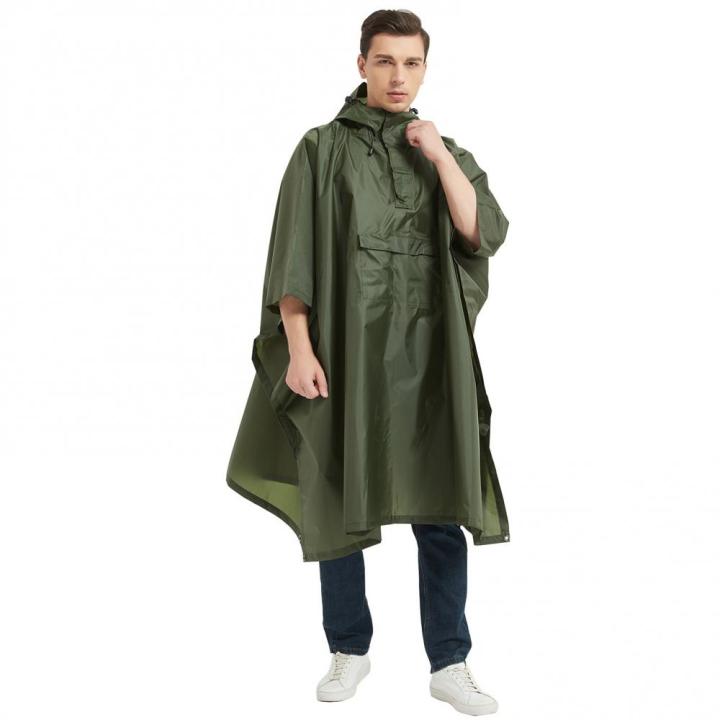 Camping%20Raincoat%20Hiking%20Through%20Hooded%20Poncho%20Polyester%20Taffo%20Rubber%20Raincoat%20Mountain%20Backpack%20Cover%20Poncho%20-%20Image%204