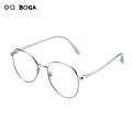 OQ BOGA 20 Styles Unisex Anti UV Photochromic Sunglasses Anti Blue Light Radiation Metal Round Frame Computer Glasses.
