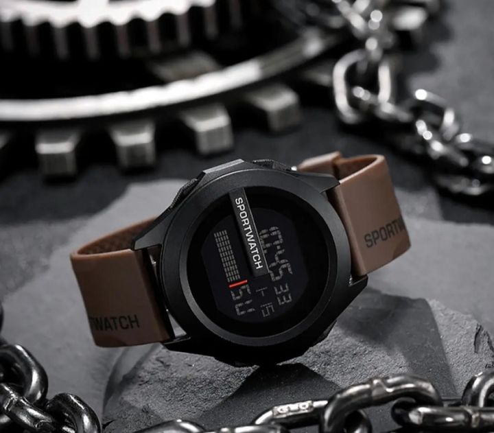 %E2%80%A2%09Smartwatch%20For%20Boys%20And%20Men%20New%20Design%20Silicone%20Strap%20-%20Brown%20-%20Image%205