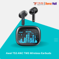 Awei T53 ANC TWS Wireless Earbuds Bluetooth 5.3 HiFi Music Active Noice Reduction + ENC HD Call Headset. 