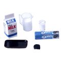 1Set Dollhouse Miniature Oreo Milk Breakfast Model Decoration DIY Accessories MJD. 