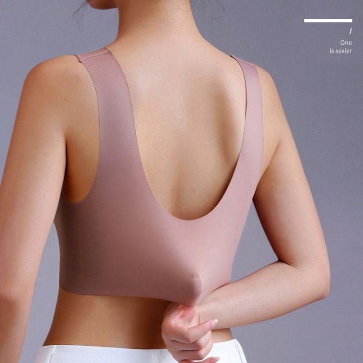 Women's%20Seamless%20Bra%20Fashion%20Push-Up%20Bra%20Without%20Steel%20Ring%20Underwear%20Push-Up%20Bra%20With%20Padded%20Top%20Black%20Underwear%20-%20Image%207