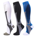 1 Pair Professional Compression Socks for Men & Women - Socks for Running Sports, Medical Nursing, 20-30mmhg for Flight, Travel Pregnancy, Edema, Diabetes, Varicose, Veins, Athletic.