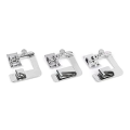 Wide Hemming Foot Sewing Machine Presser Foot 3 Size 1/2 Inch,3/4 Inch,1 Inch for Singer and Other Low Handle Sewing Machines.