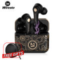 Wiresto True Wireless Earbuds Mini Earphone Headphone TWS Wireless Bluetooth V5.0 Headset Sport Music Stereo Headphone Noise Canceling with Microphone Free Case Box Charging Case. 