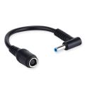 Female 7.4mm x 5.0mm to 4.5mm x3.0mm Male Charger Adapter Power Connector Converter Cable DC Jack for Dell Charge Hp. 