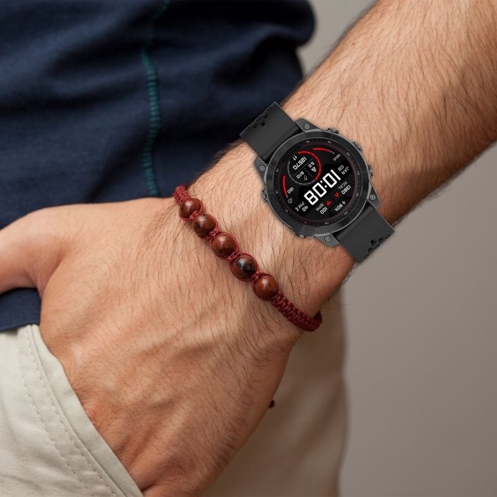 20mm%20Folding%20Buckle%20Hole%20Silicone%20Watch%20Band%20For%20Garmin%20Fenix%207S%20Solar%20-%20Image%208