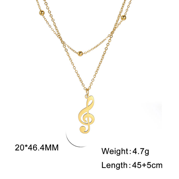 Fashion%20Luxury%20Women%20Necklace%20Gold%20Plated%20Stainless%20Steel%20Music%20Note%20Charm%20Necklace%20Musical%20Earphone%20Necklace%20Jewelry%20For%20Women%20-%20Image%202