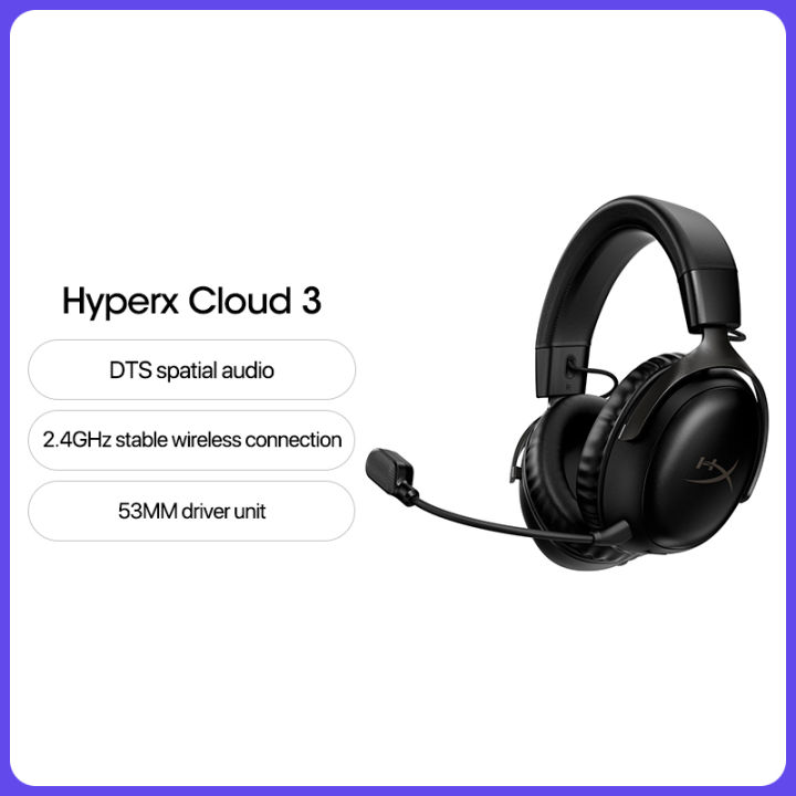 HyperX%20Cloud%203%20IIl%20Wireless%20Gaming%20Headset%20FPS%20headset%20Noise%20Cancellation%20Condenser%20mic%20120%20hours%20battery%20life%20For%20PC%20PS4/PS5%20-%20Image%207