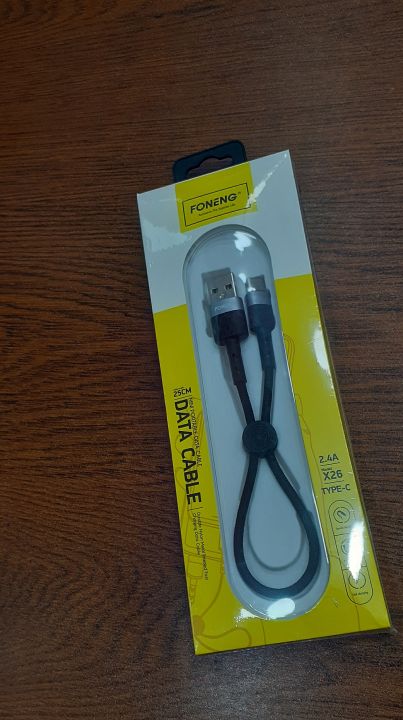 Foneng%20X26%20Micro%20USB%20/%20Type%20C%20/%20Lightning%20USB%20Data%20Cable%2025cm%202.4A%20Current%20Fast%20Charging%20Short%20Cable%20-%20Image%203