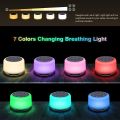 Physical Therapy Equipments Portable Sleep Fan Sound Machine White Noise Machine with RGB Night Light For Baby. 