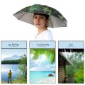 Foldable Head Umbrella Hat Anti Rain Anti Sun Head Mounted Headwear Sun Cap Outdoor Fishing Golf Cycling Hiking Camping Shade. 