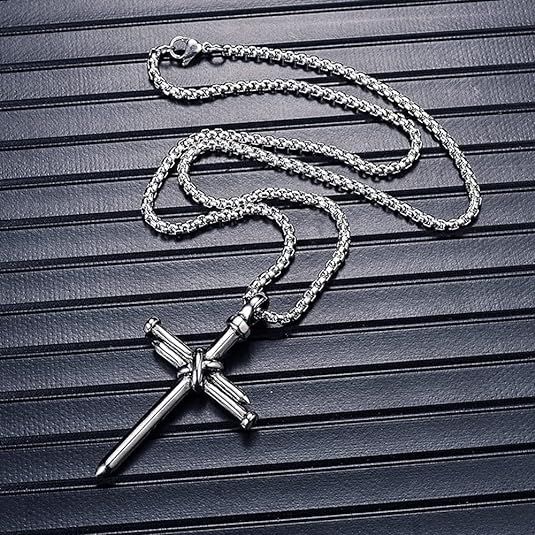 Necklaces Gothic Cross Necklace Cool Street Style Punk Jewelry for