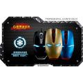 Newman Iron Man Wired Optical Gold & Black LED Gaming Mouse. 