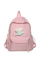 ins style Japanese soft girl schoolbag women's Korean version solid color versatile girl backpack for junior high school students and high school students.
