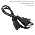 Power Supply Adapter Cord Cable Connectors 50cm 2-Prong 2 Power Outlet Cord. 