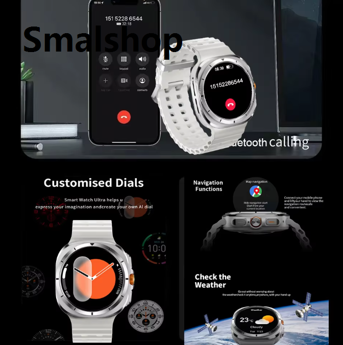 Smalshop%202024%20Original%20GT7%20Ultra%20Watch%20Galaxy%20Island%20Heart%20Rate%20AMOLED%201.52%20inch%20HD%20SCreen%20Men%20Women%20Bluetooth%20Call%20Tracker%20Waterproof%20Sport%20Fitness%20For%20Android%20All%20Smart%20Phone%20-%20Image%207