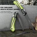 Foldable Pruning Saw Folding Woodworking Saw Woodworking Cutting Tool Sharp Folding Handle SK7 Steel Camping Hand Saw (180mm/210mm/250mm/300mm Optional).