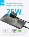Anker Compact USB C Charger (25W). 