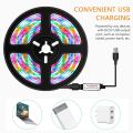 USB Dimmable RGB Colorful LEDs trips Light with IR Remote Control 16 Colors 4 Lighting Modes. 