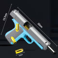New Mini 3d Printed Model Gravity Straight Jump Toy Gun Non-Firing Cub Kids Stress Relief Toy Christmas Gift. 