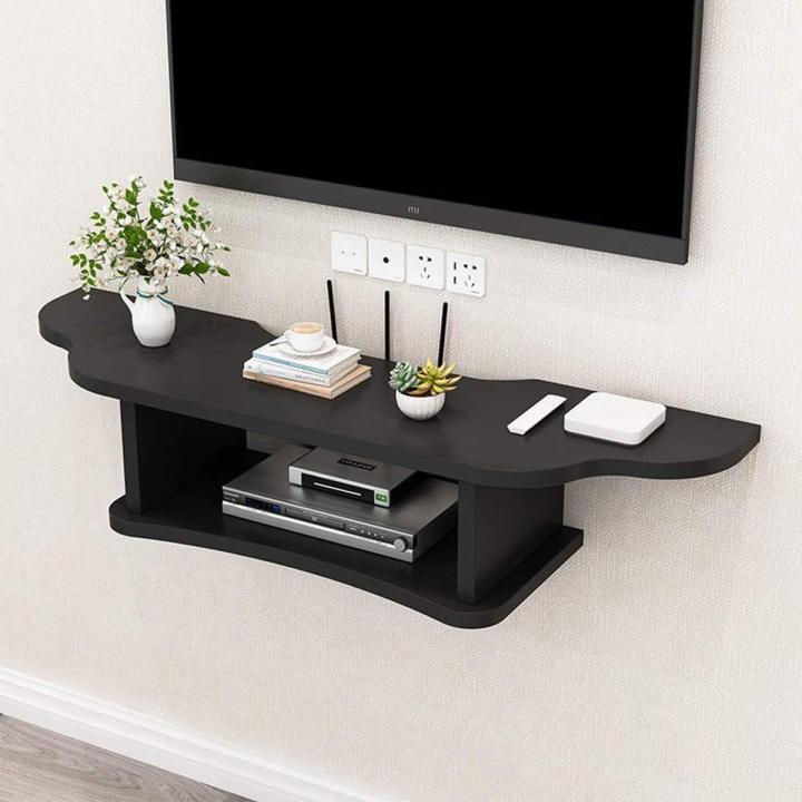 Modern Wall Mounted Media Console Floating TV Shelf TV Stand for Xbox ...