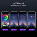 Geepact Car Ambient Light Car RGB Interior Car Lights APP Control Car Accessories Sound Active Function Car Foot Under Dash Lighting Kit Atmosphere Light USB. 