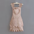 New Home Kitchen Apron Female Cute Cooking Western Fashion Antifouling Breathable and Wearable Work Apron Work Clothes.