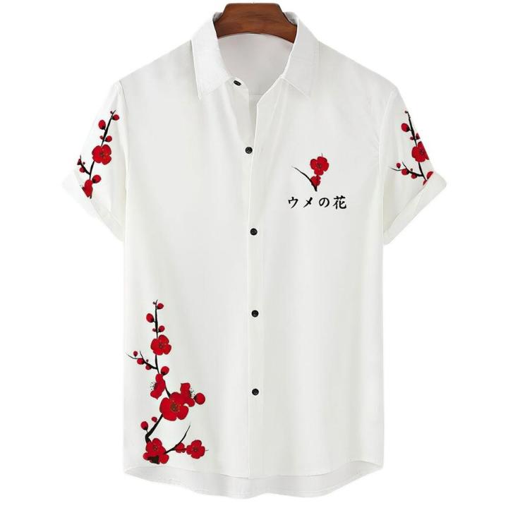 2022 Flower Shirt Hawaiian Shirt Men Clothes Loose Breathable Men's Shirts Summer Male Shirt Street Casual Short Sleeve Tops 5xl