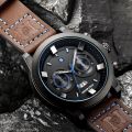 1pc Boys 12-18 Years Old New Men's WatchPointer Calendar Quartz Watch Large Dial Sports Belt Watch, Ideal choice for Gifts. 