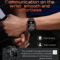 Fashions Outdoor Sport Smart Watch Men 880mAh Large Battery 2.01 HD Screen Fashion LED Flashlight Heart Rate Waterproof BT Calls Smartwatch 2025. 