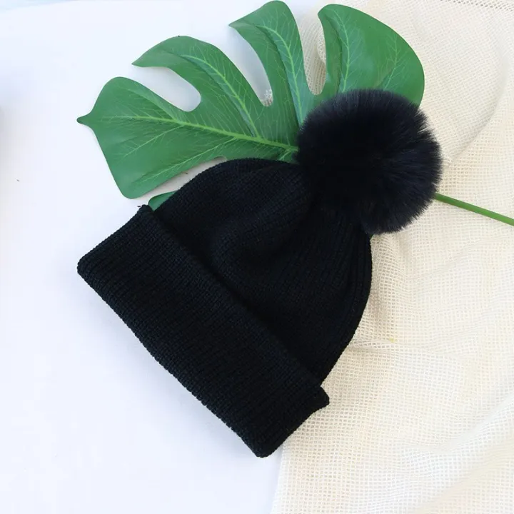 Plush%20Ball%20Children%20Pullover%20Cap%20Soild%20Baby%20Knit%20Hat%20Autumn%20Winter%20Warm%20Ear%20Protection%20Headgear%20Kids%20Skullies%20Beanie%20%E2%80%8BCaps%200-3Y%20-%20Image%207