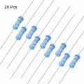 100Pcs Tolerance 1% 6.8K Ohm Resistor 6.8K Ohm Carbon Film Resistor 6.8K Ohm 1/4W Resistance 0.25 Watt Fixed Resistors Passive Components Parts. 