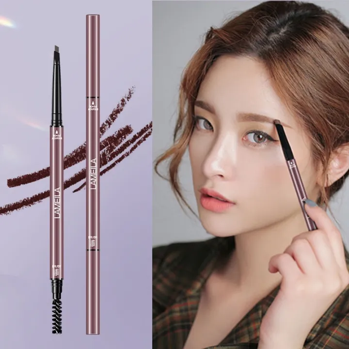 LAMEILA%20Ultra-thin%20Head%20Eyebrow%20Pencil%20Black%20Brown%20Matte%20Waterproof%20Lasting%20Contouring%20Eye%20Brow%20Pen%20with%20Brush%20Makeup%20Cosmetics%20-%20Image%202
