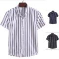 HUILISHI Korean style fashion high quality striped men's polo. 