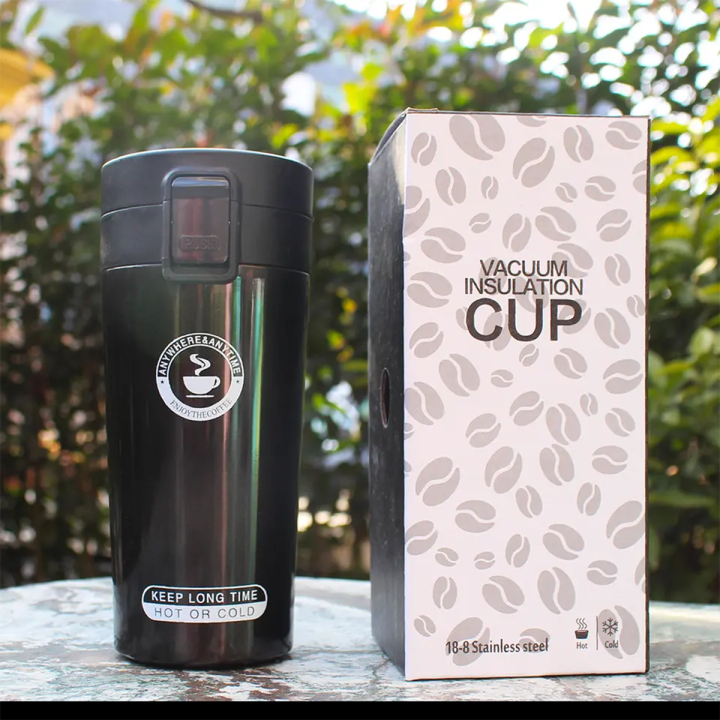 Coffee%20Mugs%20Insulated%20Water%20Bottle%20Tumbler%20Thermos%20Cup%20Vacuum%20Flask%20Premium%20Travel%20Coffee%20MugTumbler%20Hot%20Fashion%20380ml%20Stainless%20Steel%20(Color-Black,%20Pink,%20Coffee,%20White,%20Silver)%20-%20Image%202