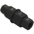 Motorcycles Hex Axle Tool - 17Mm, 19Mm, 22Mm, 24mm - Hexagon Front Wheel Hub Axle Spindle Socket Adapter Tool 3/8 Inch. 
