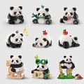 Compatible with LEGO China Giant Panda Building Blocks Flower Flower Meng Lan Puzzle Assembly Children's Day Birthday Gift Toy. 