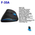 ZELOTES Ergonomic Vertical Mouse 3200DPI 2.4G Wireless Wireless Gaming Mice USB Optical Mouse Gamer Mause F26C F36 for PC Laptop. 