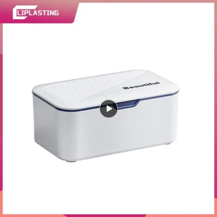 Tissue Dispenser Home Office Portable Wet And Dry Tissue Box Large Capacity New Tissue Box Wipes Napkin Storage Basket Dustproof