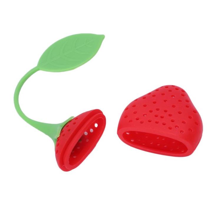 2pcs%20Silicone%20Tea%20Infuser%20Ball%20Pass%20Filter%20Tea%20Infuser%20Strainer%20Spoon%20Strawberry%20Variety%20-%20Image%208