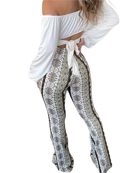 Frauen%20Boho%20Flare%20Pants%20Ethnic%20Tribal%20Print%20Bell%20Bottom%20Yoga%20Palazzo%20Hose%20-%20Image%204