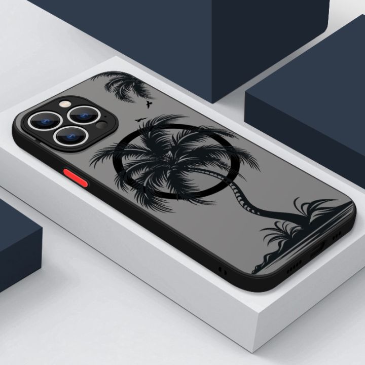 Magnetic%20Coconut%20Palm%20Pattern%20Case%20For%20iPhone%2015%2014%20Pro%20Max%2013%2012%2011%20For%20Magsafe%20Wireless%20Charge%20Matte%20Hard%20Back%20Cover%20Fundas%20-%20Image%207
