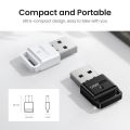 【NEW 5.3 Version UGREEN USB Bluetooth Transmitter Adapter Dongle aptx Wireless Headphone PC Music Receptor Audio Bluetooth Adapter. 